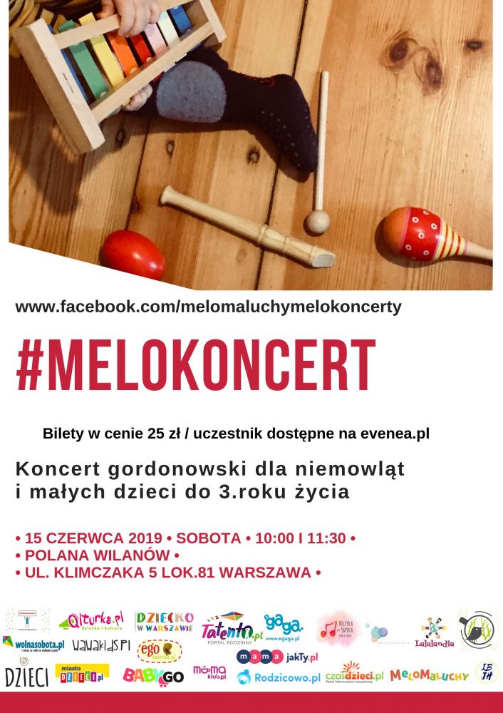 MeloKoncert dla niemowląt i małych dzieci / 15.06.2019